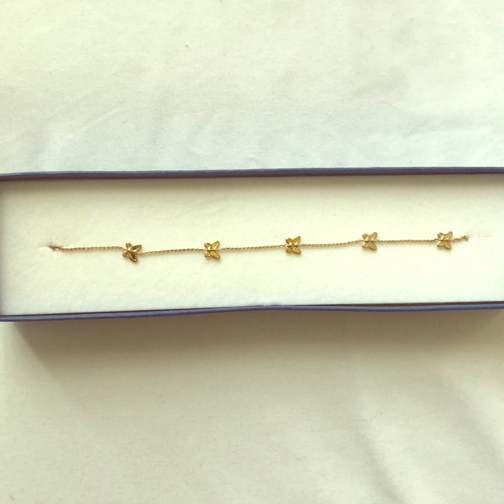 10K Gold butterfly bracelet